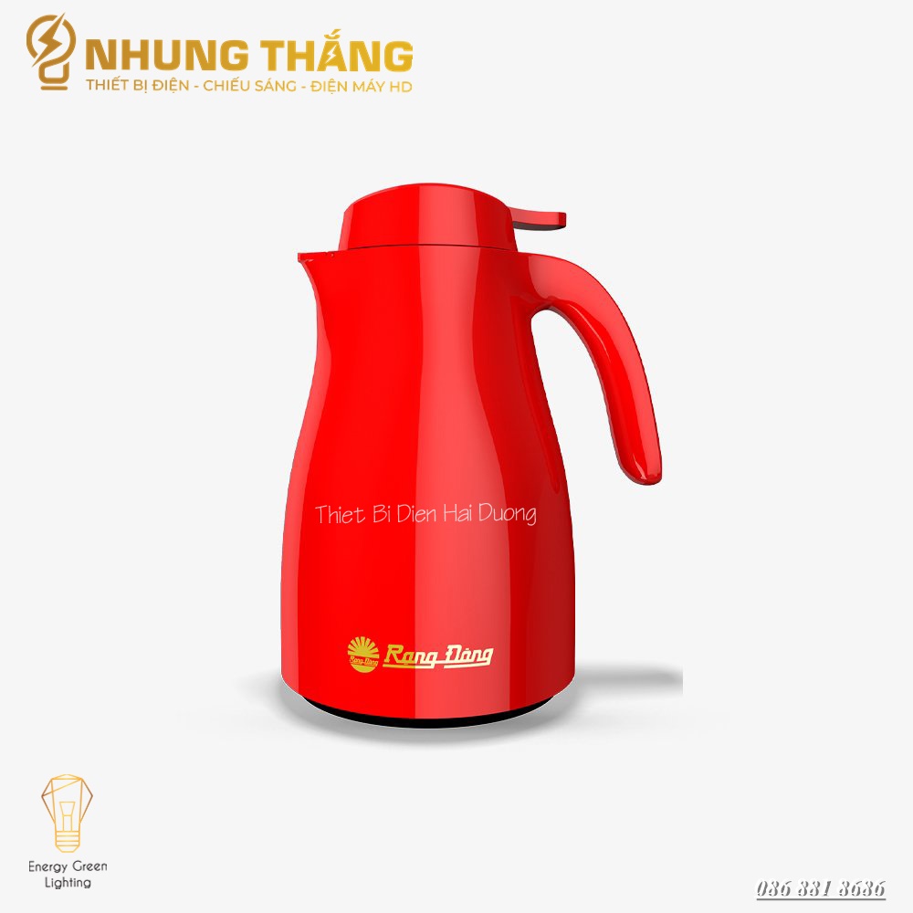 Phích Giữ Nhiệt Rạng Đông 1542N3.E - Dung Tích 1.5L - Hiển Thị Nhiệt Độ Thông Minh - Màu Random- Có Video