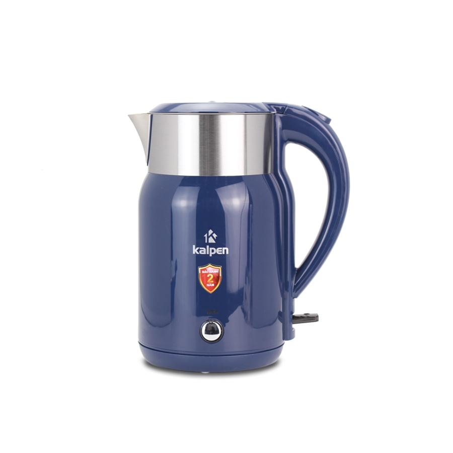 Ấm Đun Nước Siêu Tốc INOX 304 Cao Cấp KK68 1.8L-2200W Hàng Chính Hãng KALPEN-GIA DỤNG ĐỨC Bảo Hành 2 Năm