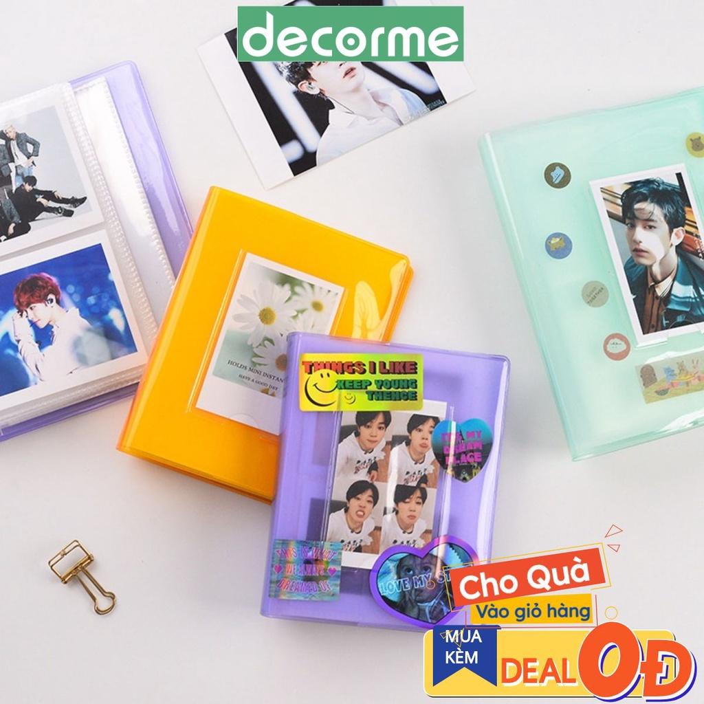 Album ảnh mini phong cách Hàn Quốc Decorme album ảnh 6x9 và 10x15 cm