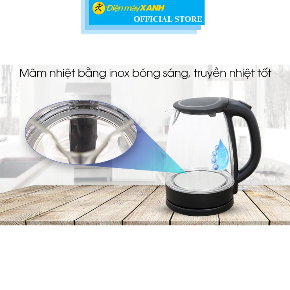 Bình đun siêu tốc Midea 1.8 lít MK-18GC - Hàng Chính Hãng