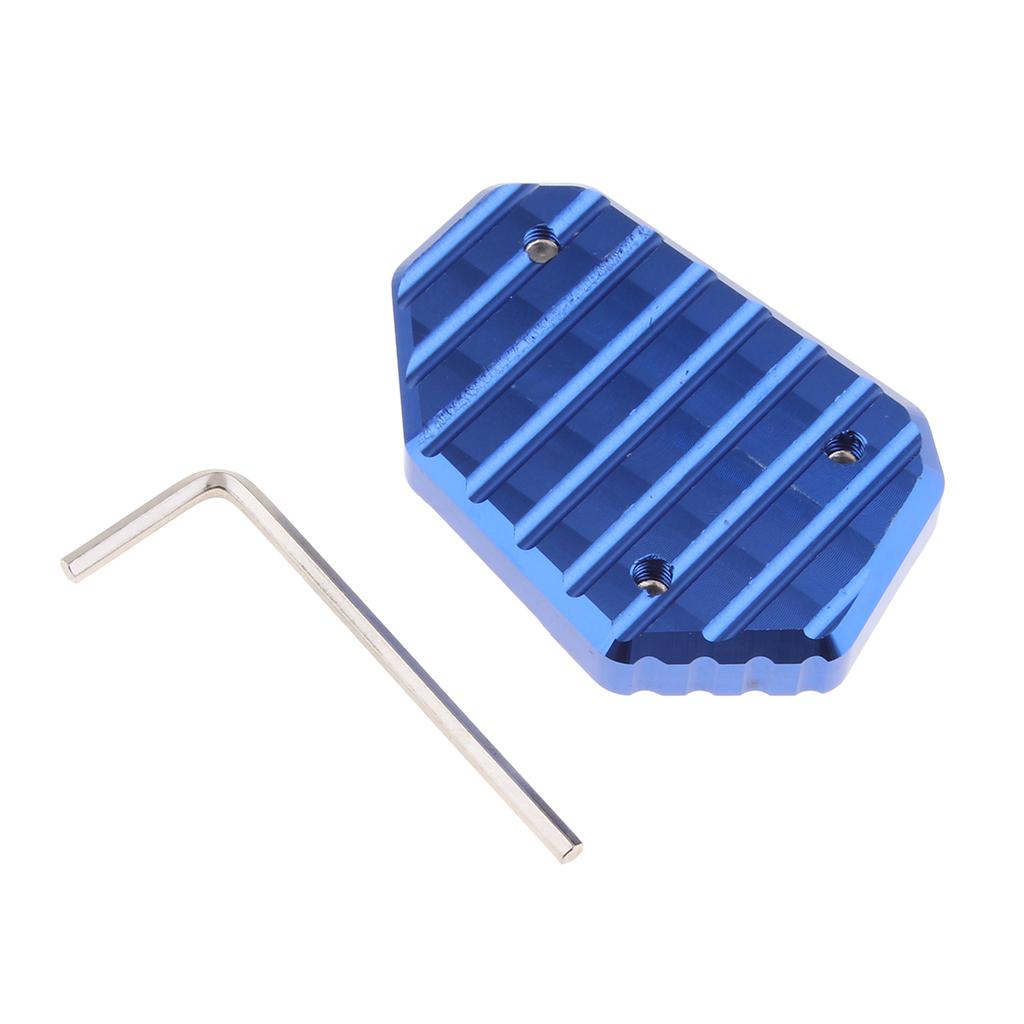 Motorcycle CNC Side Stand Kickstand Enlarge Plate Pad For BMW S1000R K47 2014 2015 2016