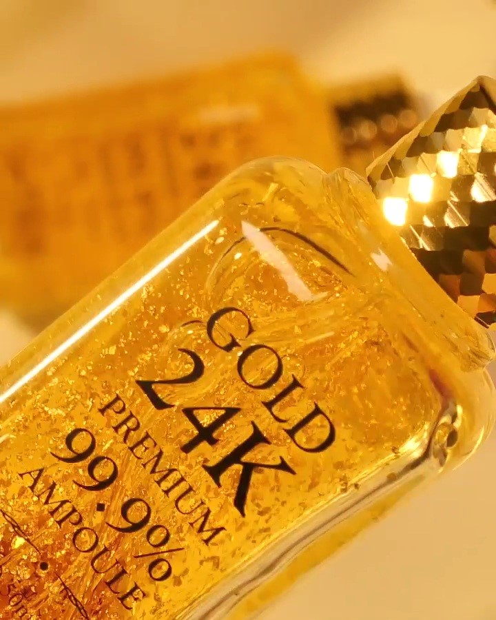 Serum tinh chất vàng 24k The Rucy Premium 99% Ampoule - Hàng chính hãng