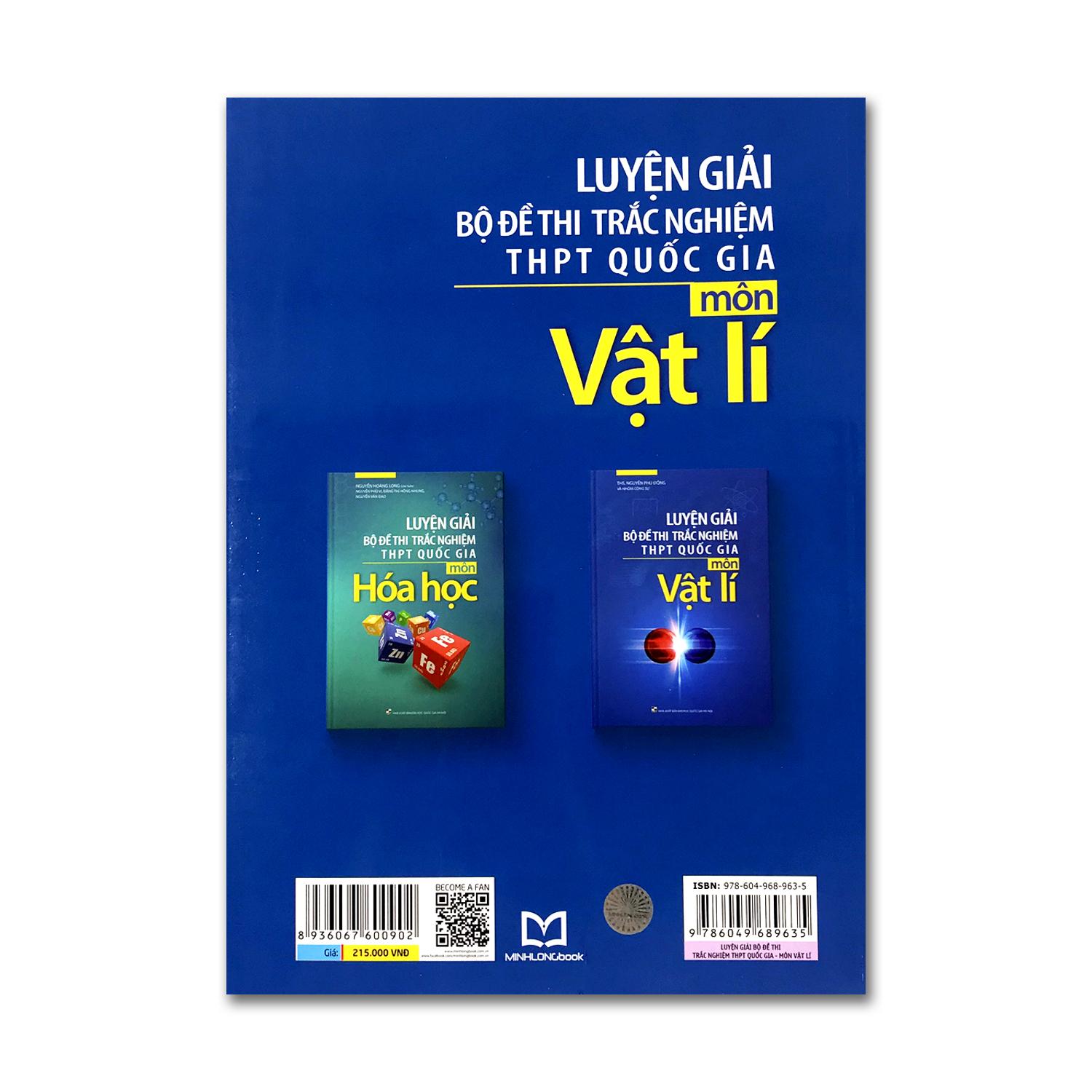 Combo 2 cuốn Luyện thi môn Vật lí: Sketch Test Luyện Đề THPT QG 2020 môn Vật Lí + Luyện giải bộ đề thi trắc nghiệm THPT quốc gia môn Vật Lý