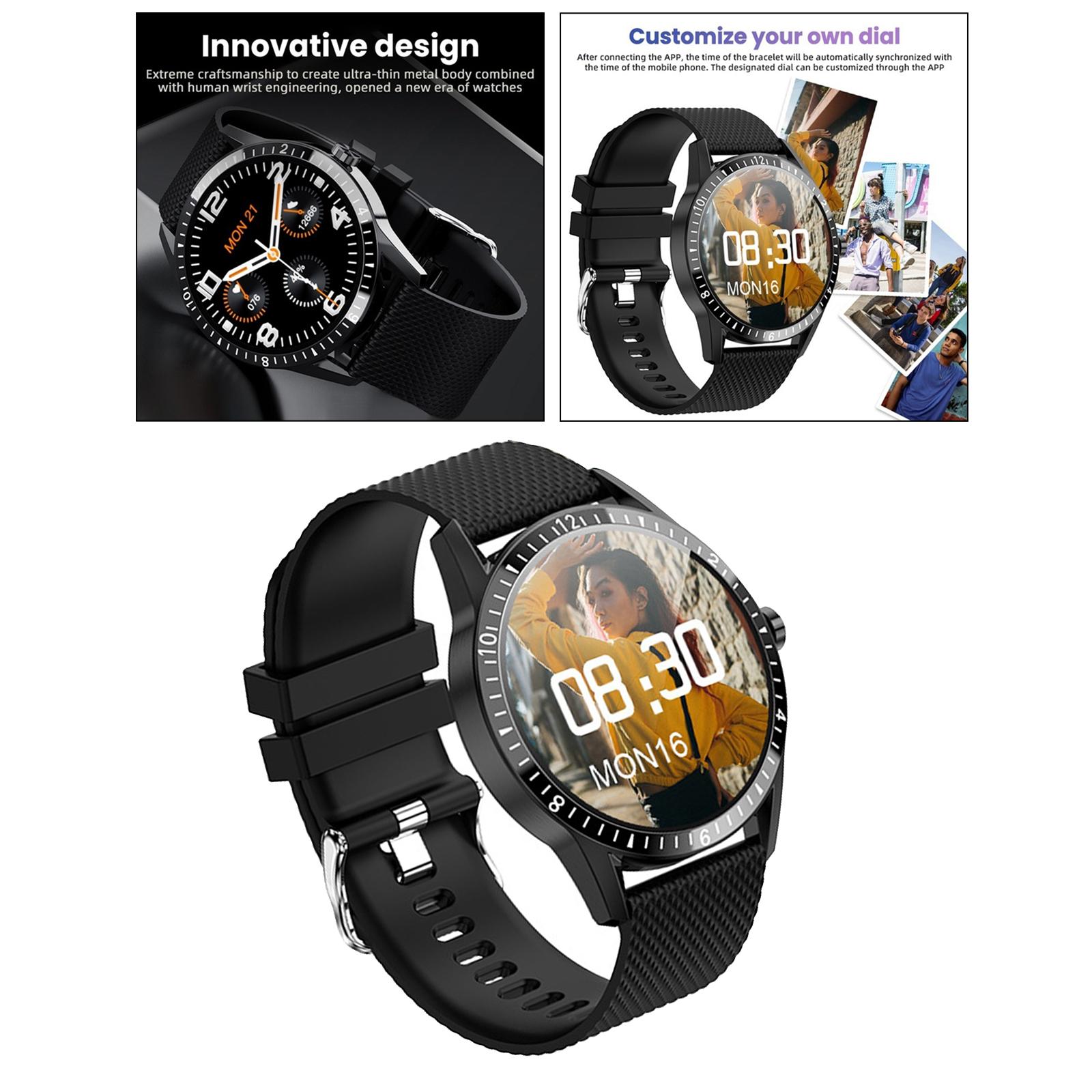 Fashion Business Music Sports Smartwatch Waterproof Bluetooth Call Fitness Tracker,Long Battery
