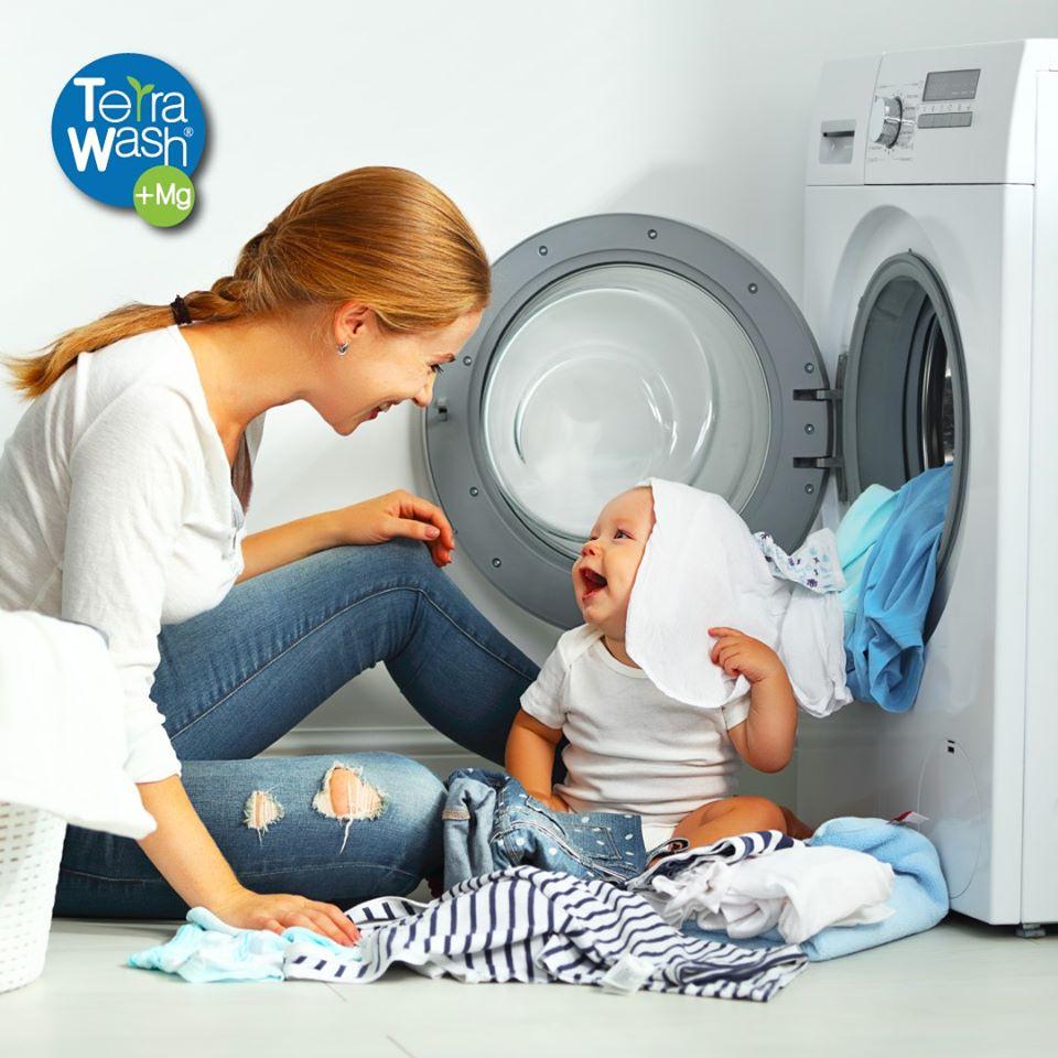 Túi Giặt Terra Wash +Mg Thay Thế Bột Giặt Truyền Thống, Tặng Xà Bông Sinh Dược Cao Thảo Dược