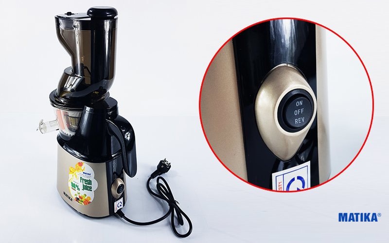 Máy Ép Chậm MATIKA 3242 mẫu mới công nghệ ép hiện đại giữ nguyên tinh chất hoa quả