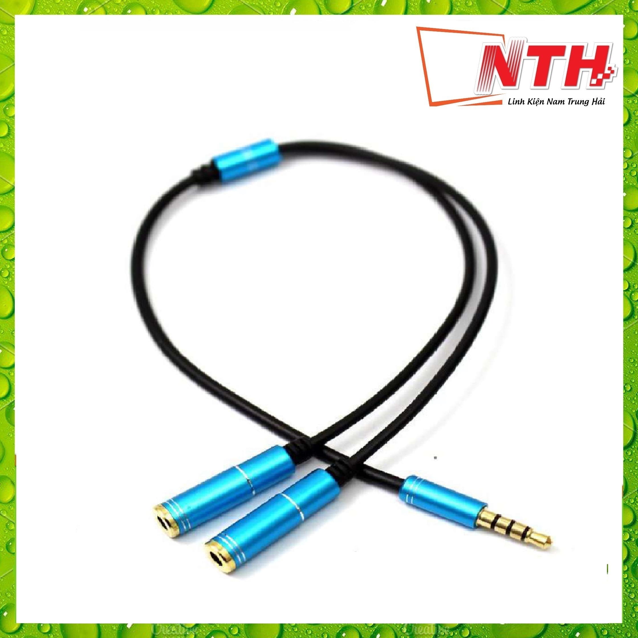 Cáp nối dài loa 1/2 (1kim ra 2 lỗ)