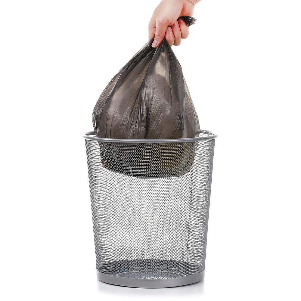 Túi đựng rác 5 cuộn có độ dẻo dai tốt và chắc chắn, không dễ bị rách