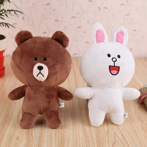 Gấu Bông Cặp Thỏ Cony Và Gấu Brown Gb12