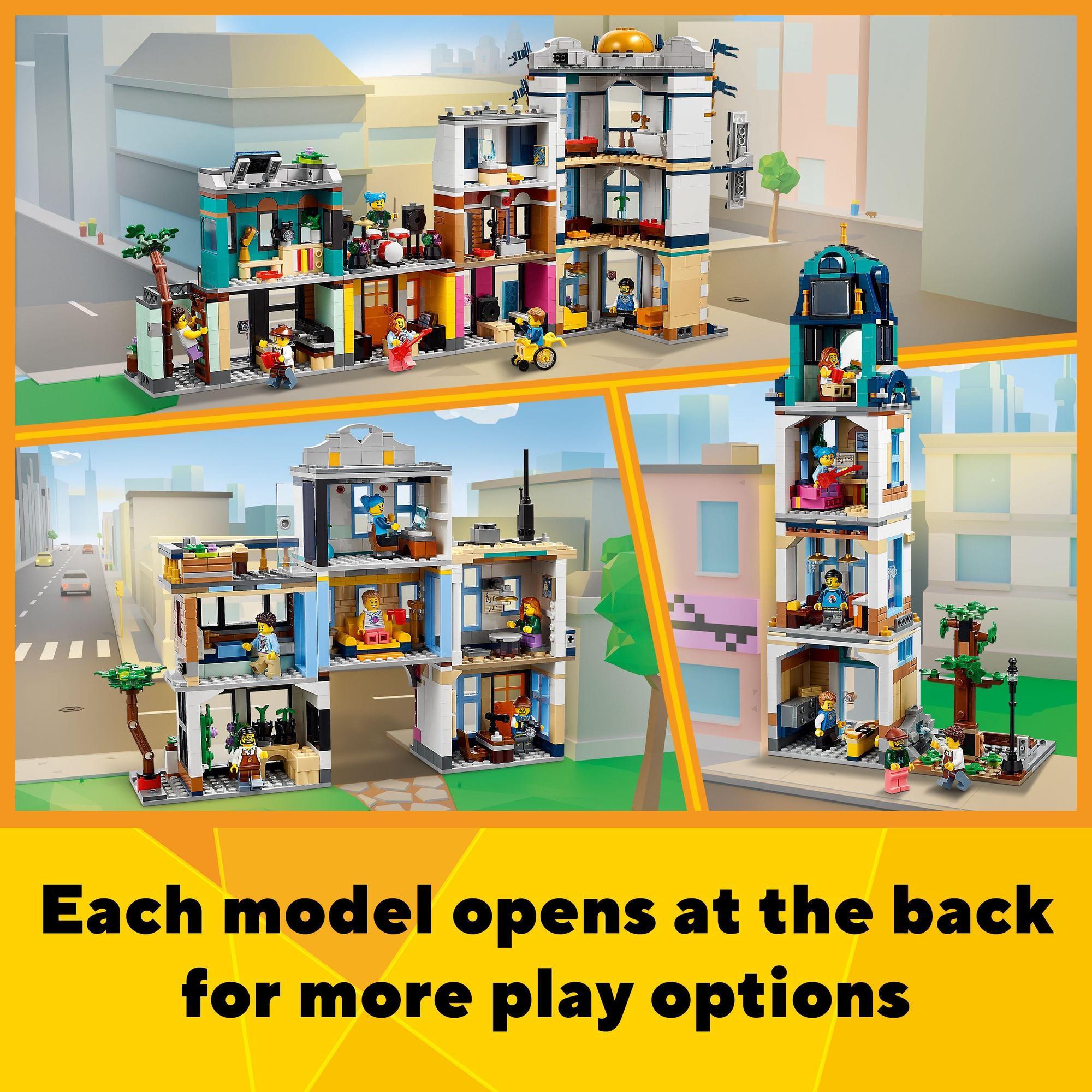 LEGO Creator 31141 Đồ chơi lắp ráp Khu phố trung tâm (1459 chi tiết)