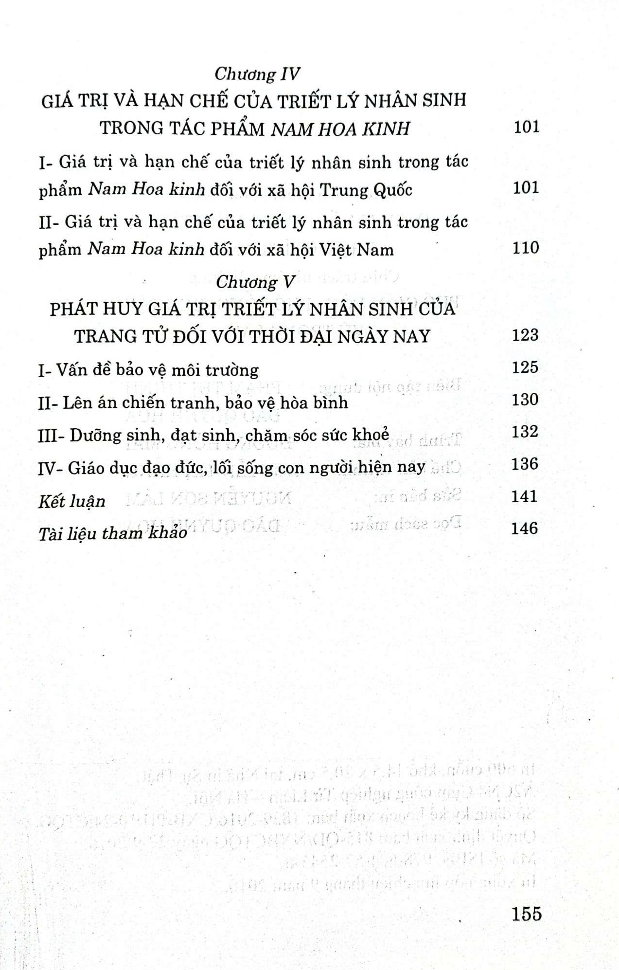 Triết lý nhân sinh của Trang Tử trong Nam Hoa Kinh