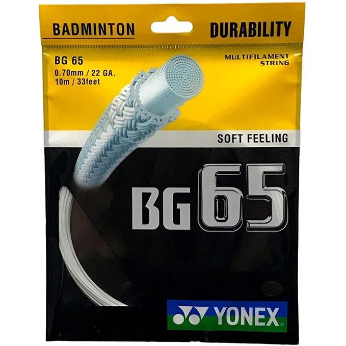 Dây cước đan vợt cầu lông Yonex BG65 đường kính 0.7mm