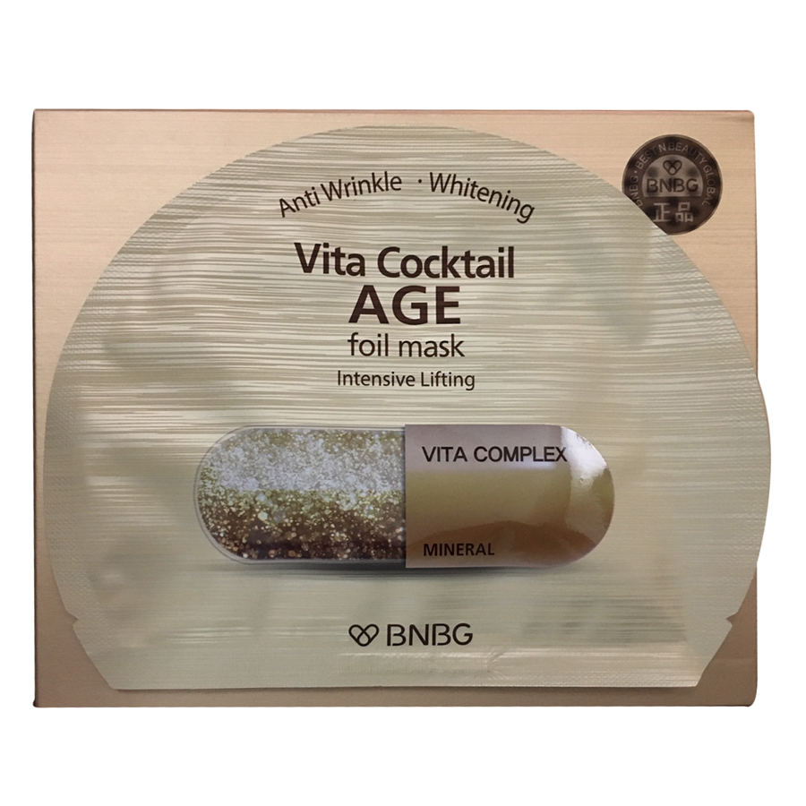 Combo 10 Miếng Mặt Nạ Banobagi Vita Cocktail Age Foil (30ml / Miếng)