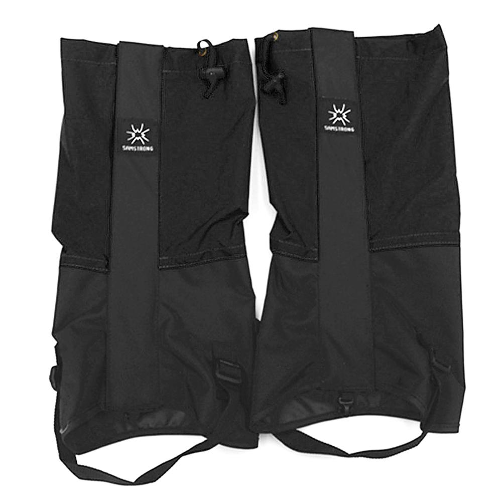 1 Pair Outdoor Snow Boot Gaiter Adjustable Drawstring Shoe Gaiter Snow Resistant Shoe Gaiter for Hiking Skiing Climbing