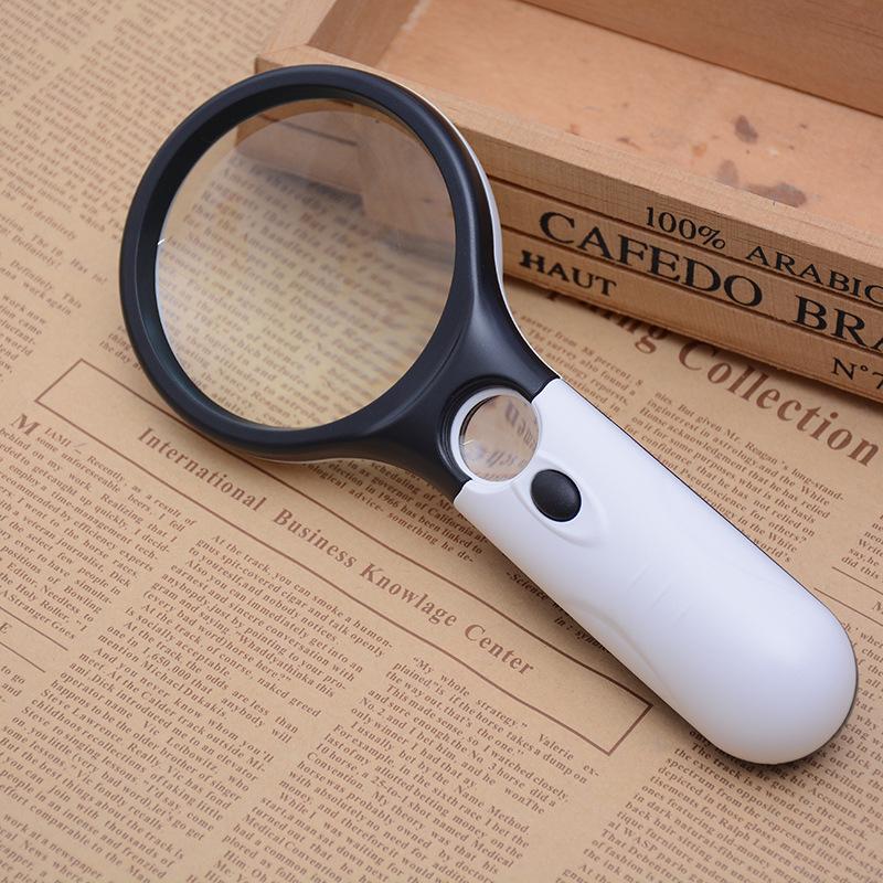 Kính Lúp Cầm Tay Có Đèn 3x-45x