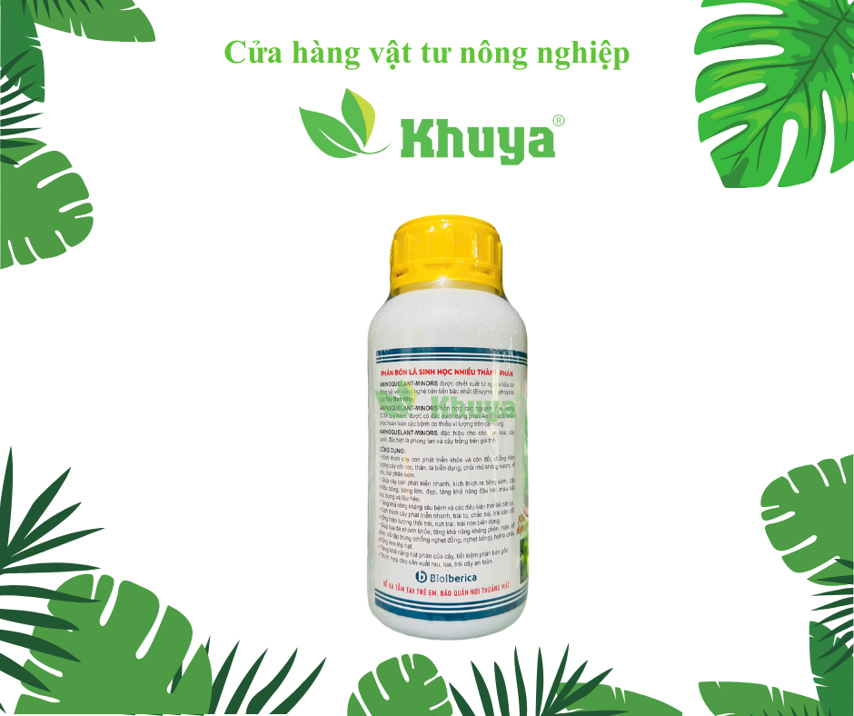 Phân bón lá Growmore AminoQuelant Micro Combo chai 500ml Bổ sung vi lượng