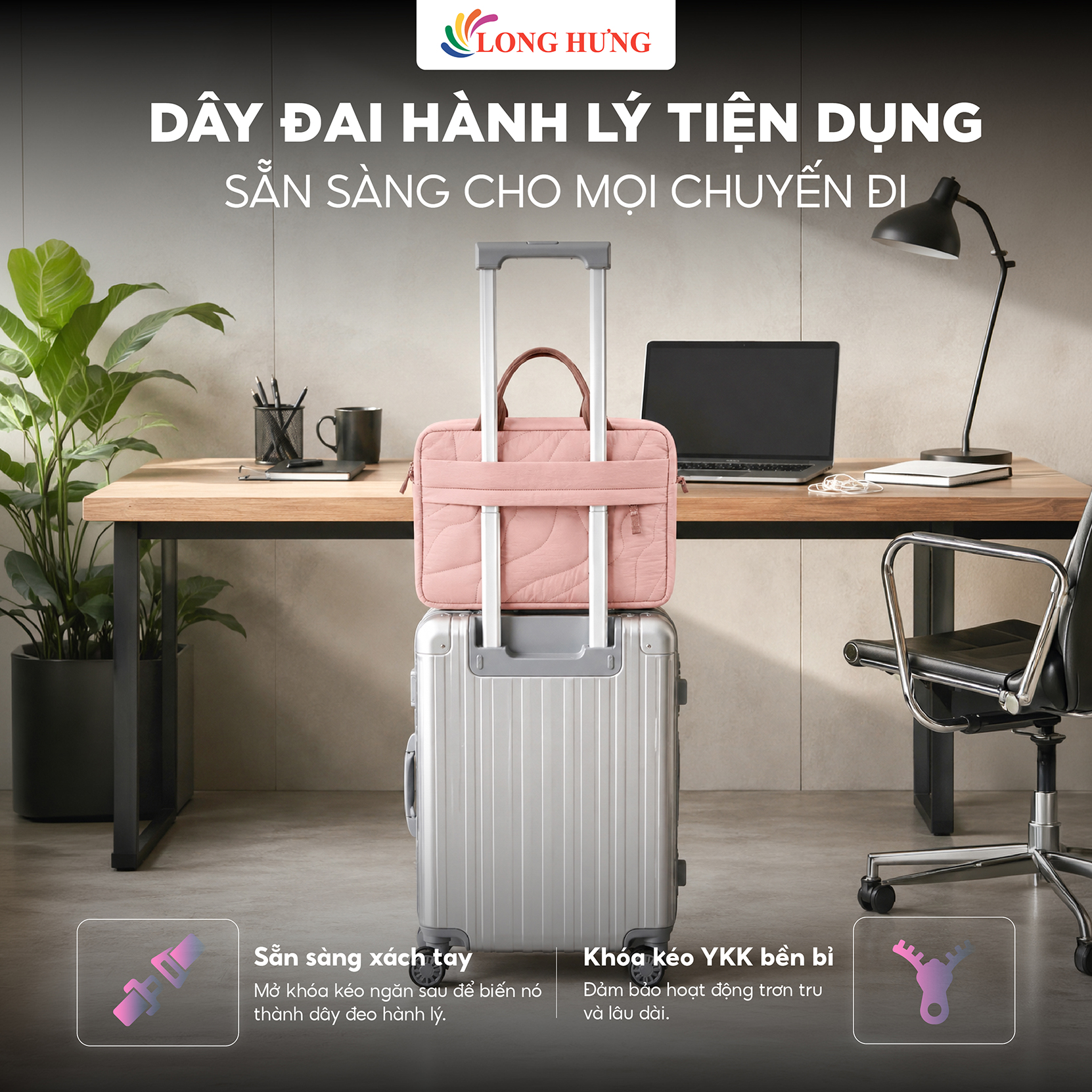 Túi xách chống sốc Tomtoc Terra-A28 Puffy Laptop Carrying Bag 15/16 inch Macbook A28F2 - Hàng chính hãng
