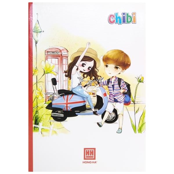 Vở Teen Chibi - 4 Ly Ngang 200 Trang ĐL 58g/m2 - Hồng Hà (Mẫu Màu Giao Ngẫu Nhiên)