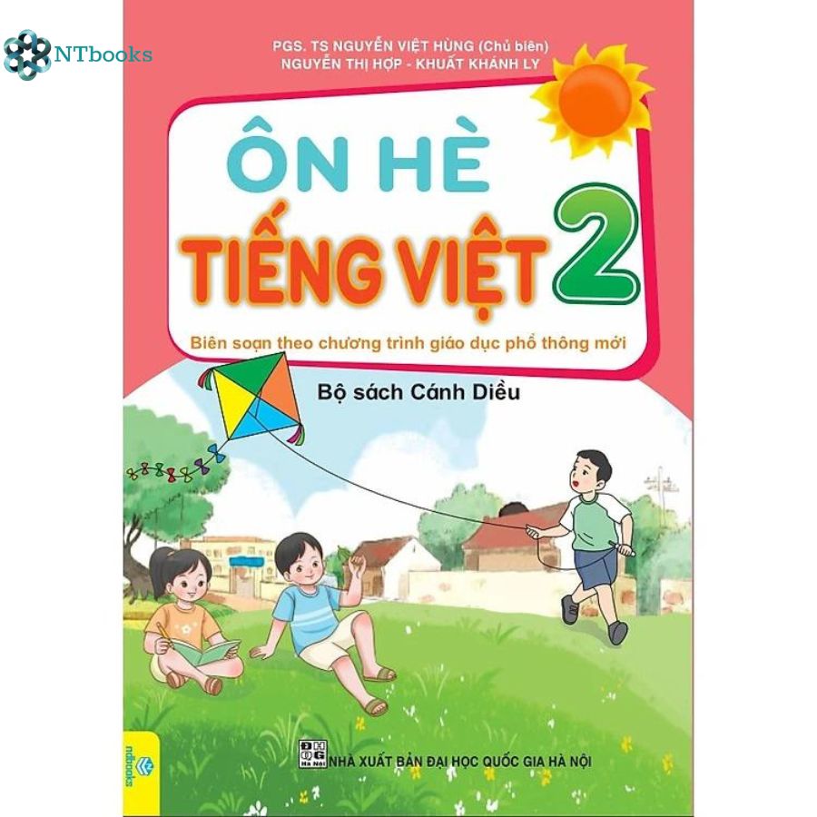 Combo 2 cuốn Sách Ôn Hè Toán + Tiếng Việt 2 - Cánh Diều