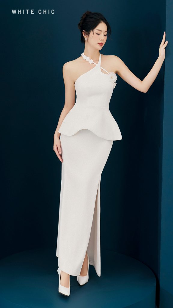 Chân váy đuôi cá quyến rũ Xenia hàng thiết kế cao cấp WHITE CHIC
