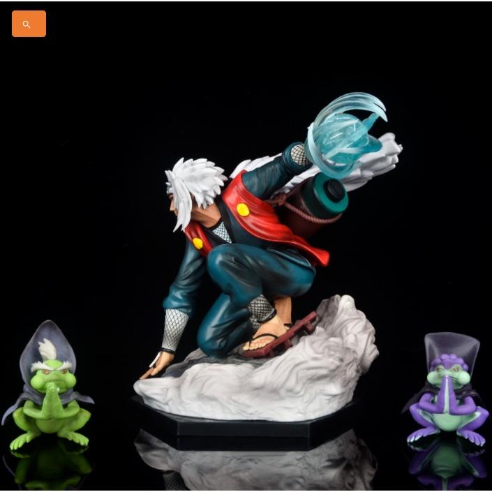 Mô hình Jiraiya 2 đầu tiên thuật 2 cóc chất lượng cao Naruto 19cm