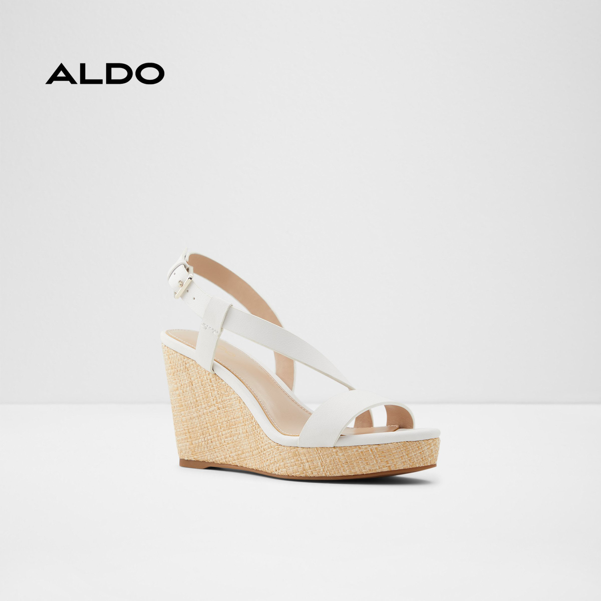 Giày đế xuồng nữ ALDO ETIRAVEN100 - White - Size