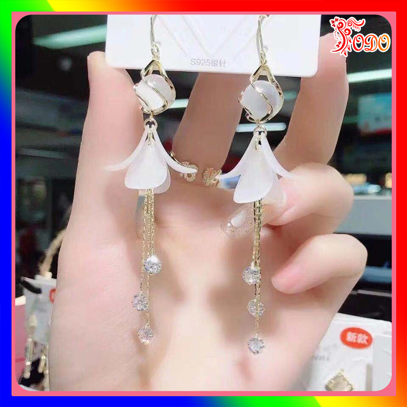 Bông tai kiểu Hàn Quốc trang nhã CF483 sang chảnh xuân hè thu đông sang trọng trẻ trung đi đám cưới - [Thời Trang ToDo]