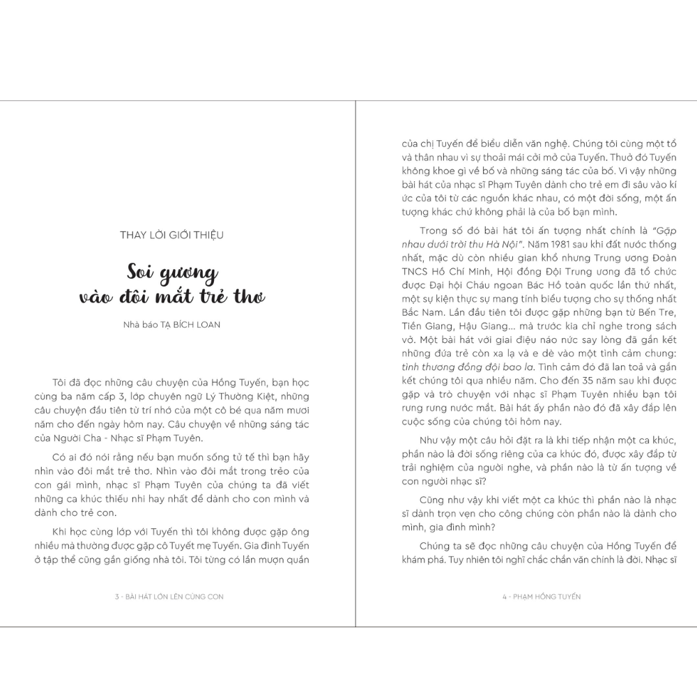 Bài hát lớn lên cùng con