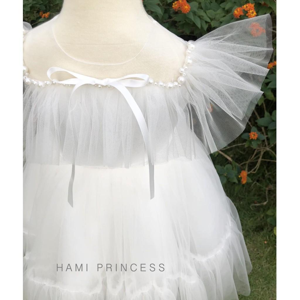 Váy Công Chúa Thiết Kế Cánh Tiên Điệu Đà Cho Bé Gái Tiệm công chúa nhỏ Tặng Kèm Phụ Kiện