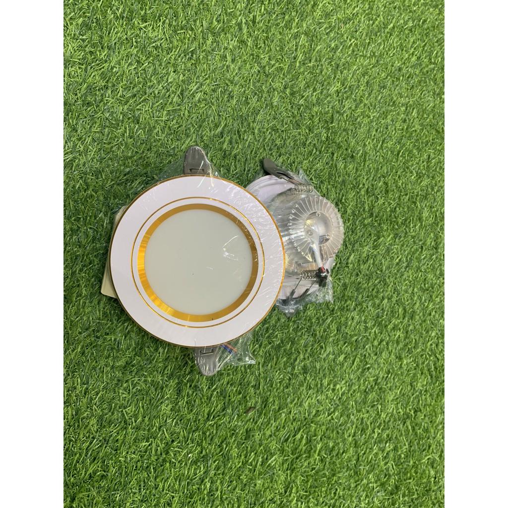 Đèn âm trần 7W D90 ba màu ánh sáng, 5W,7W,9W