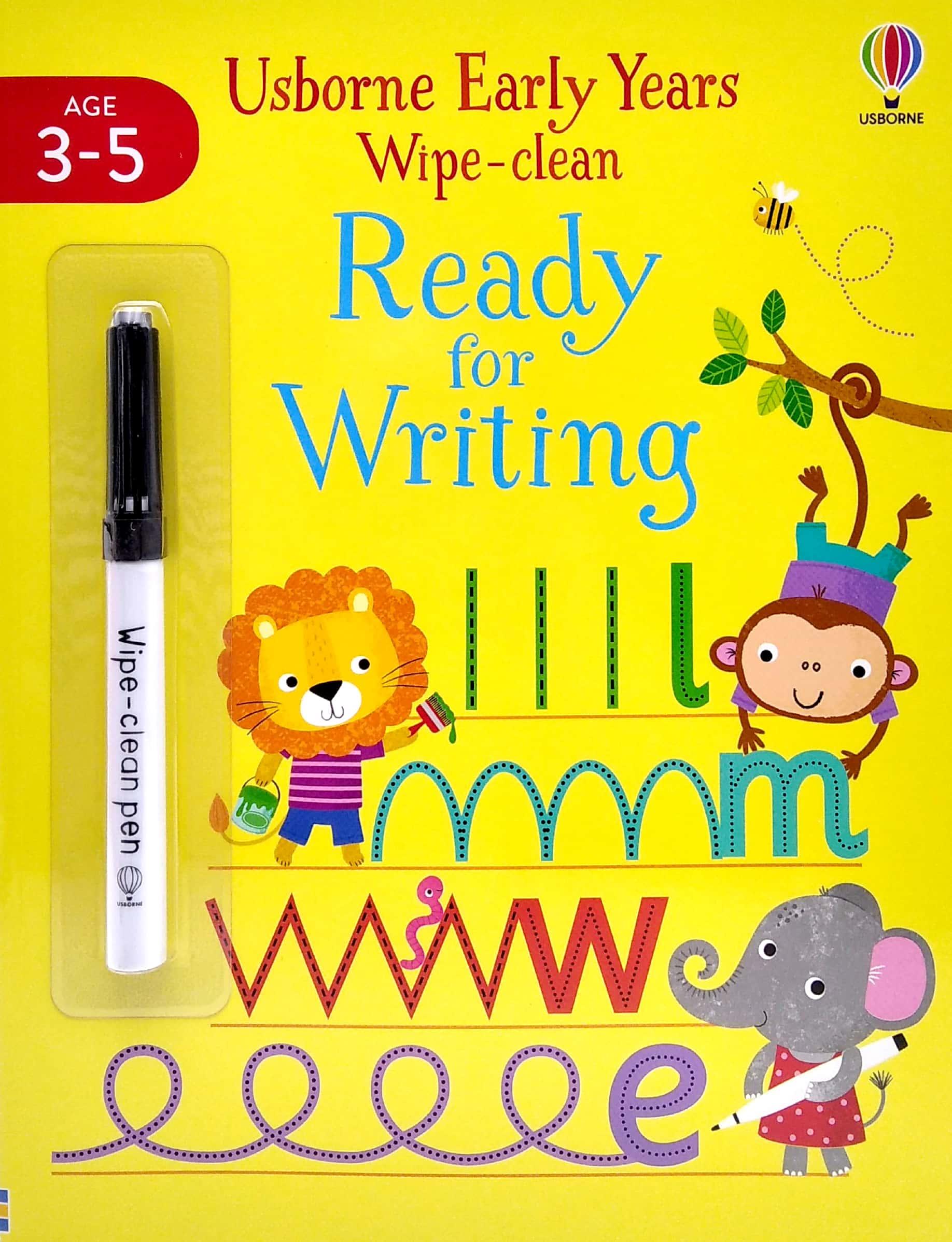 Hình ảnh Usborne Early Years Wipe-Clean: Ready For Writing