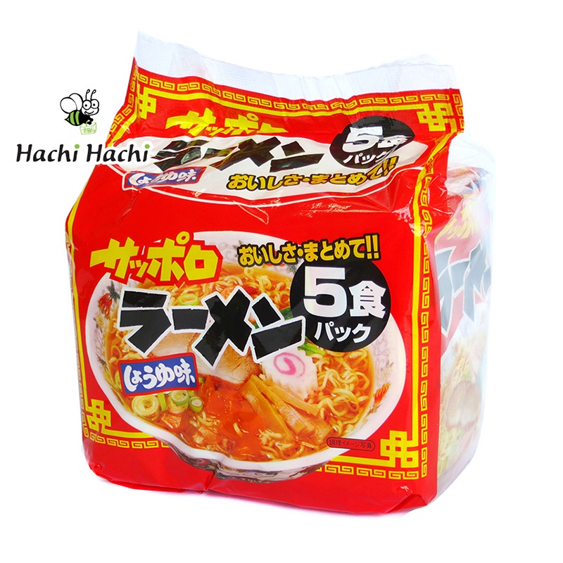 Mì Ramen ăn liền vị nước tương 410g (82g x 5 gói)