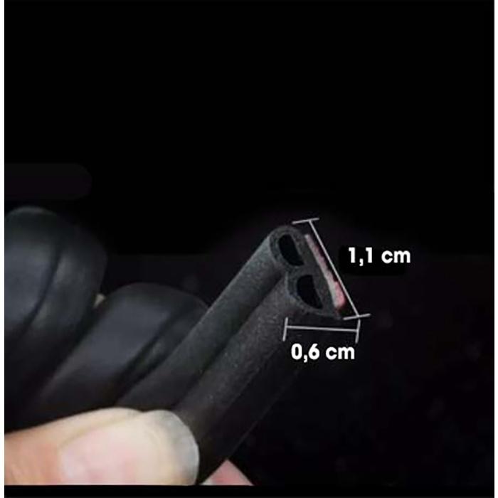 Cuộn 4 mét Gioăng cao su chống ồn chữ B cho ô tô | Ron cao su chữ B cách âm chống ồn cho xe hơi