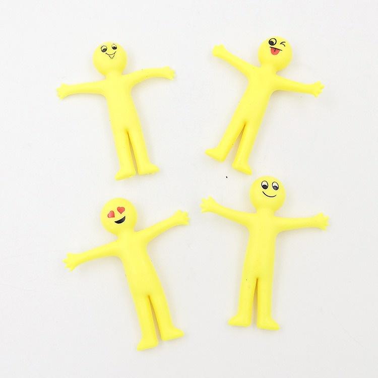 Squishy Người Vàng Nhỏ Minion Có thể kéo dài co giãn đàn hồi chơi vui nhộn Người Nhện Leo Tường