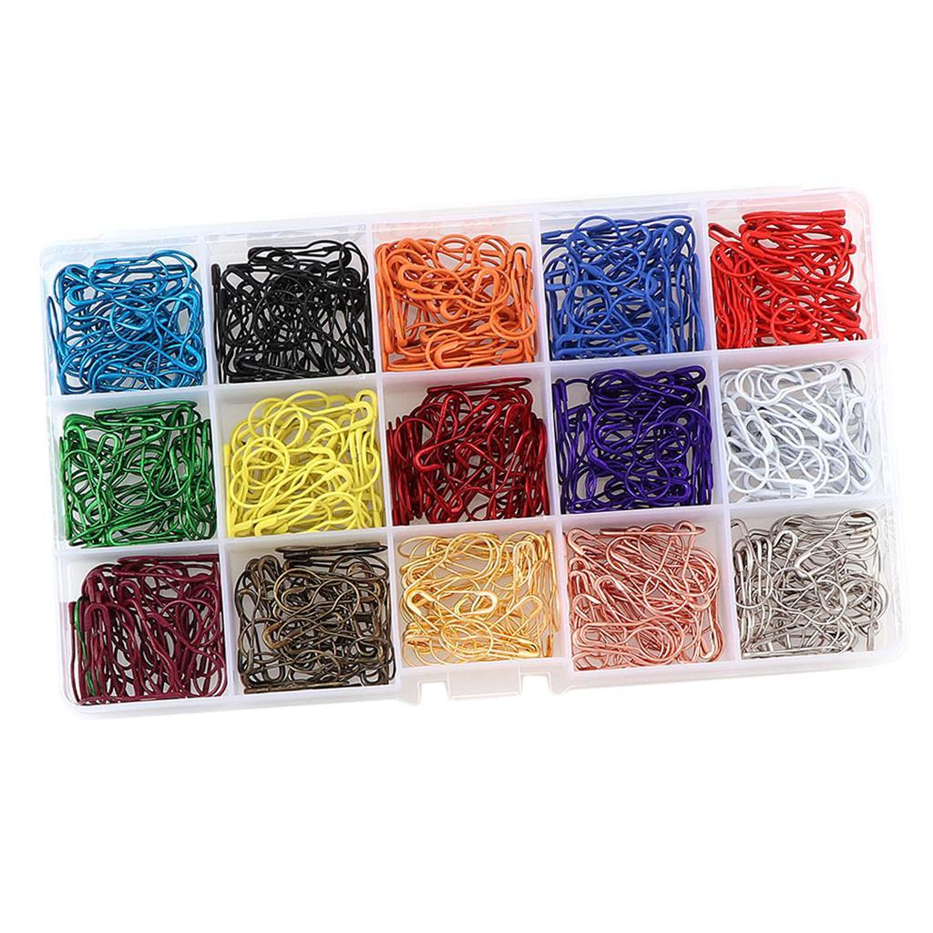 300/600pcs metal pear gourd bulb shape pin Knitting Marker 600pcs