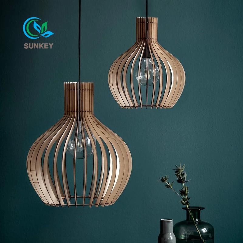 Đèn Trang Trí Ánh Dương Kích Thước 25x30cm Chất Liệu Gỗ Plywood