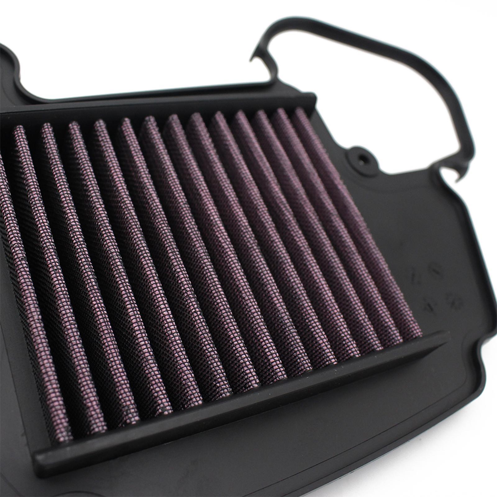 Motorcycle Air Intake Filter Cleaner Element, Accessory, Reusable, Durable Professional Easy Installation Easy to Use Easy to Clean Replacement