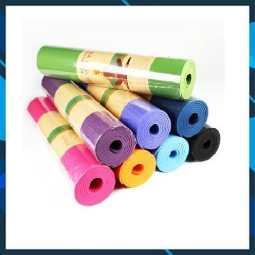 Thảm tập yoga đúc 1 lớp dày 8mm TPE siêu cao cấp