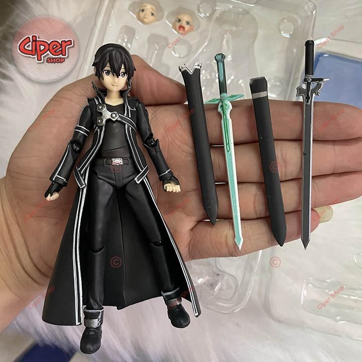 Mô hình Figma Kirito 174 - Figure Action Kirito 174 - Figure Sword Art Online