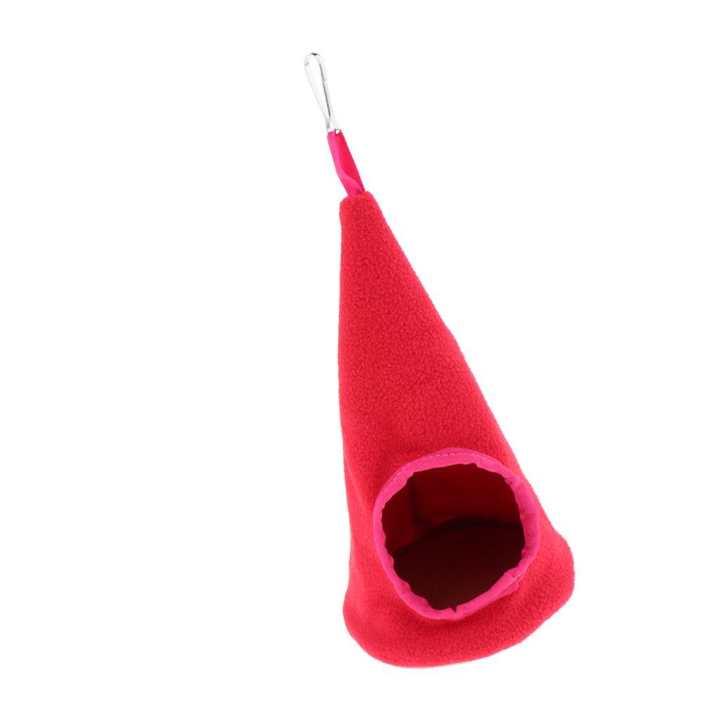 Santa Hat-Shaped Hamster Little Pet Chinchilla Squirrel Swing Hammock Sleeping Bag Hanging Nest