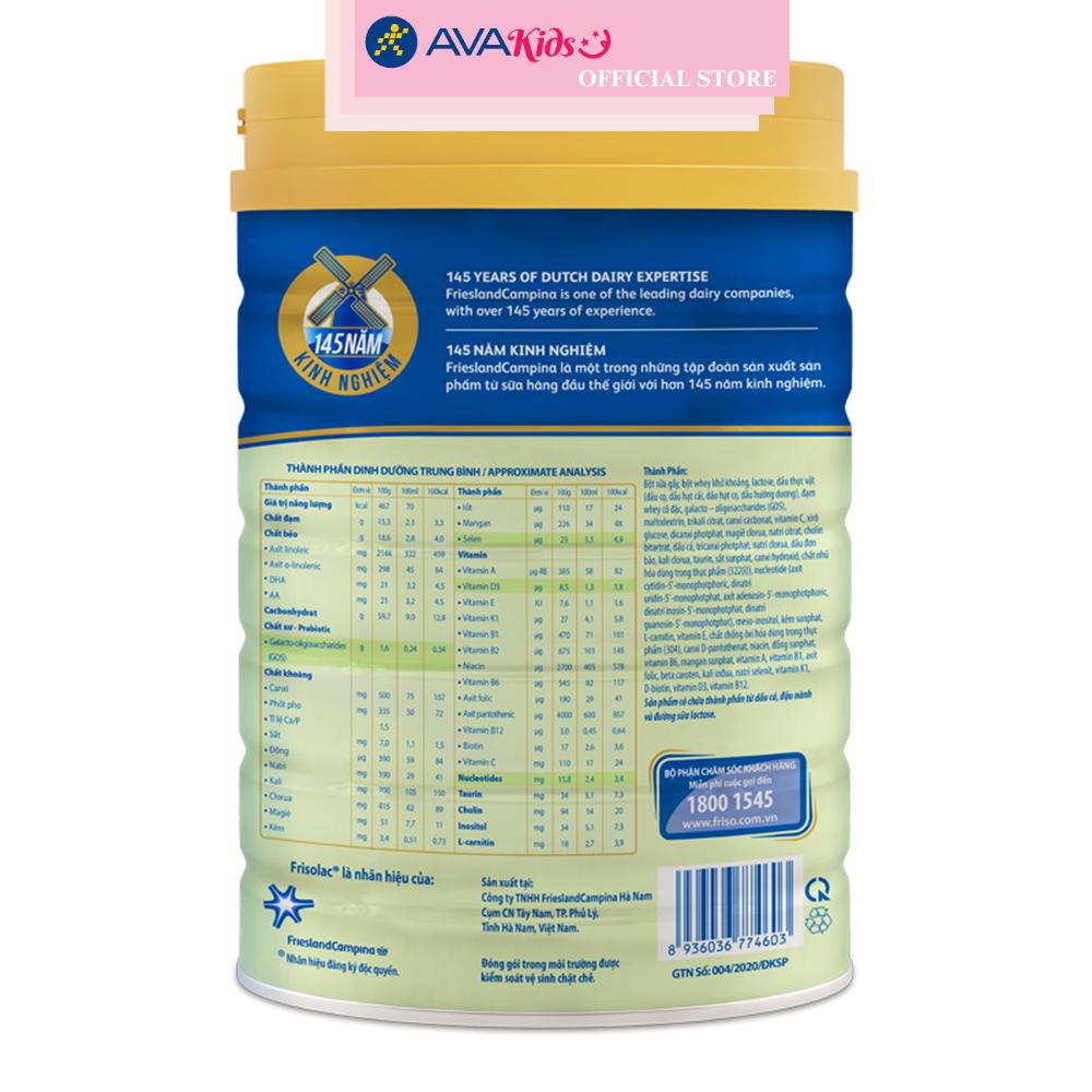 Sữa bột Friso Gold số 2 hương vani 850g (6 - 12 tháng)