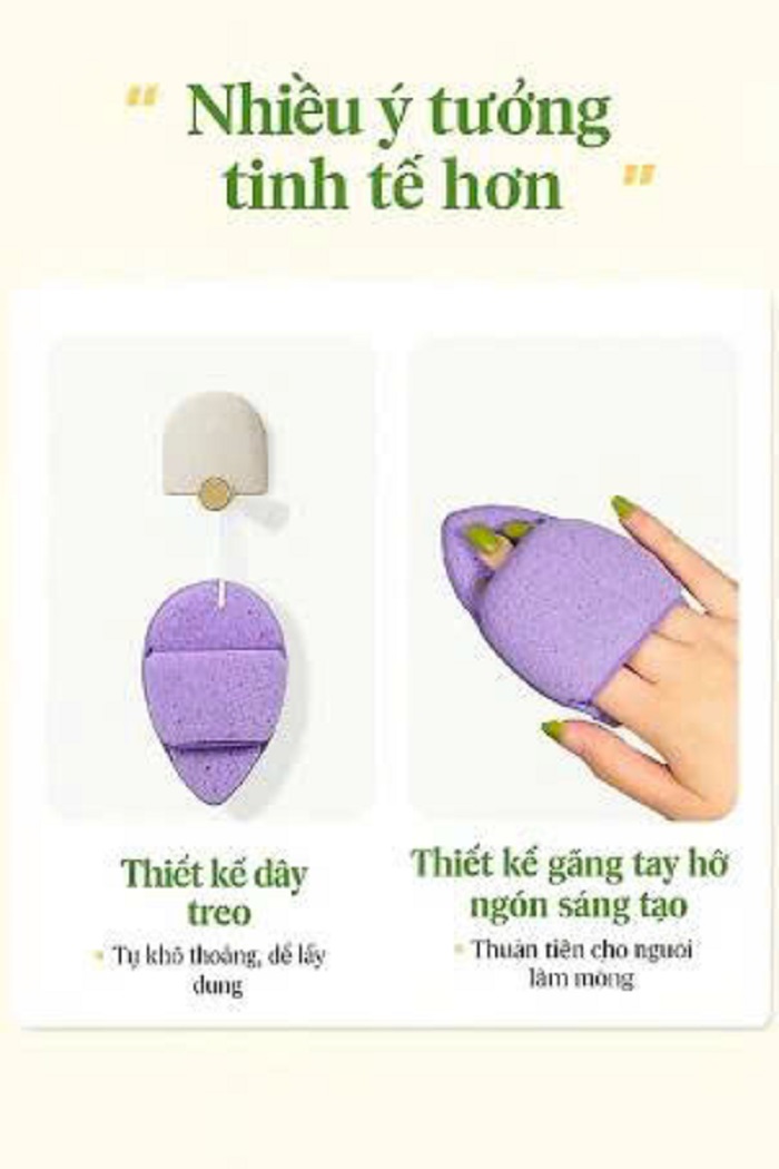 [KoSuyTu]  COMBO 3 BÔNG MÚT RỬA MẶT AMORTALS – SẠCH SÂU, MỊN DA, CỰC DỄ THƯƠNG