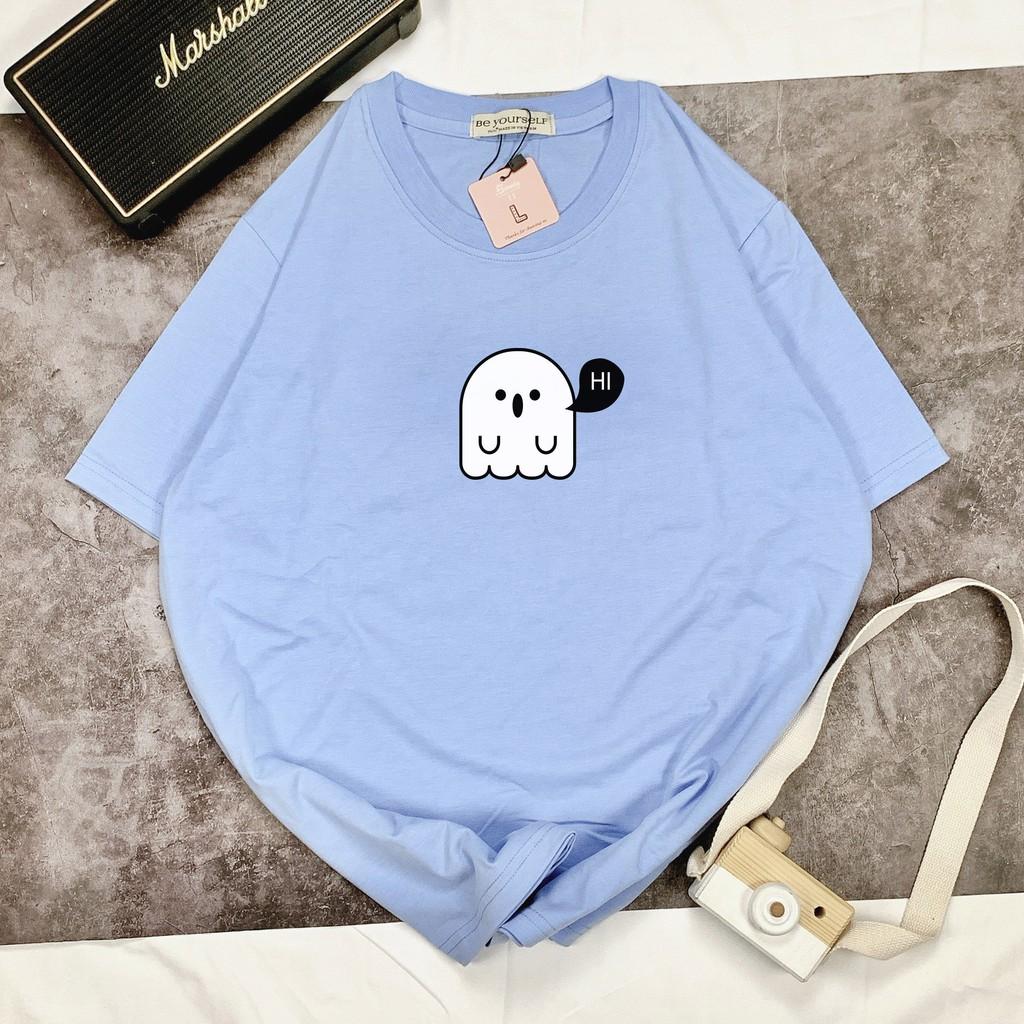 - ÁO THUN TAY NGẮN MA HI UNISEX ĐỦ SIZE M L XL HÌNH THẬT TỰ CHỤP