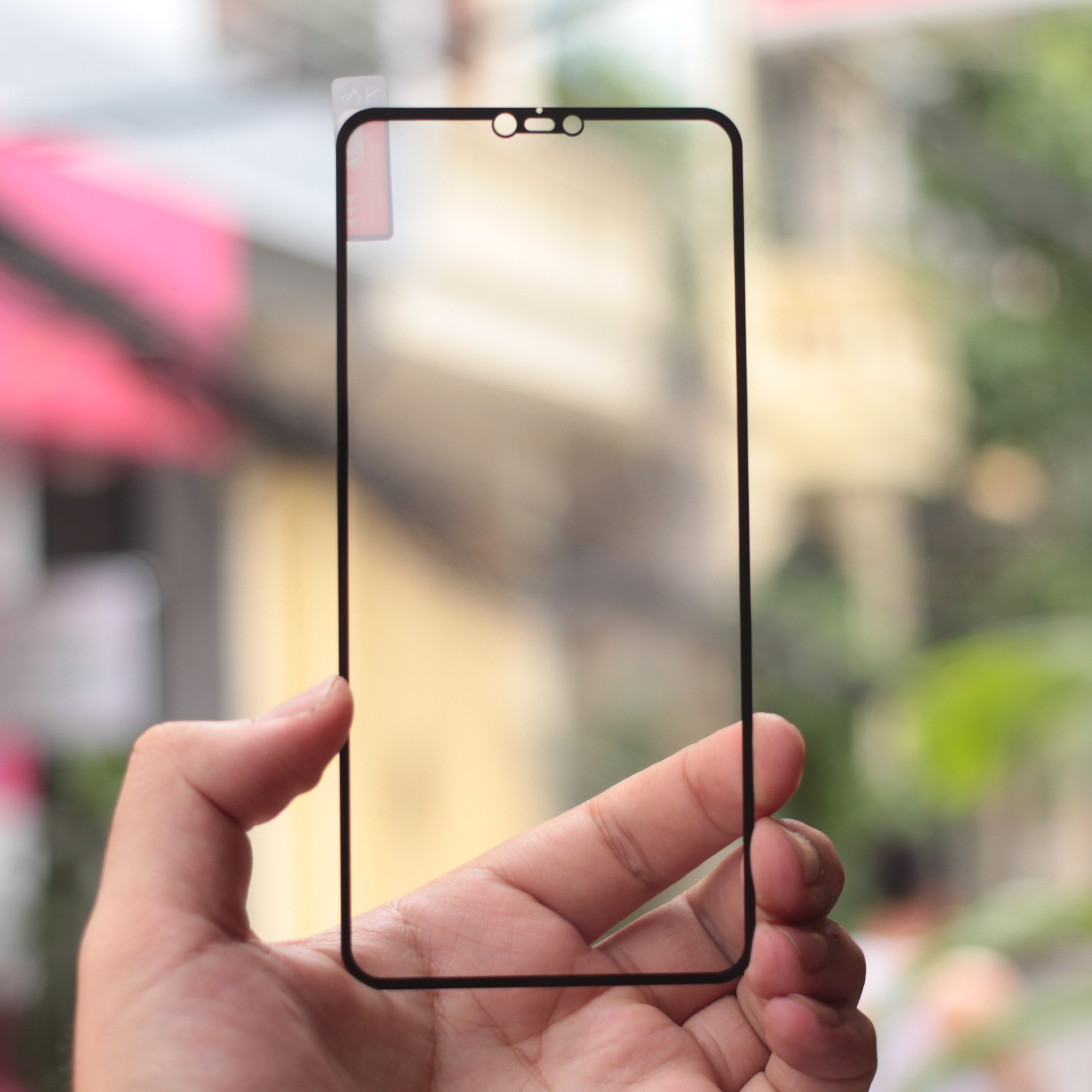 Cường Lực Viền Mỏng Dành Cho Xiaomi Mi 8 Lite Không Lấn Màn - HANDTOWN - HÀNG CHÍNH HÃNG