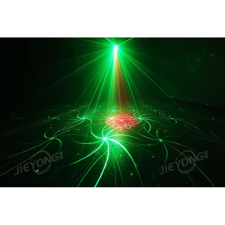 Đèn LED Laser cảm biến âm thanh, tự động xoay , nhiều hiệu ứng dùng để trang trí tiệc, phòng karaoke