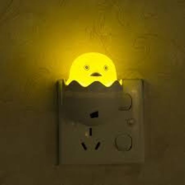 Đèn ngủ led cảm ứng sáng tối hình ngủ con gà