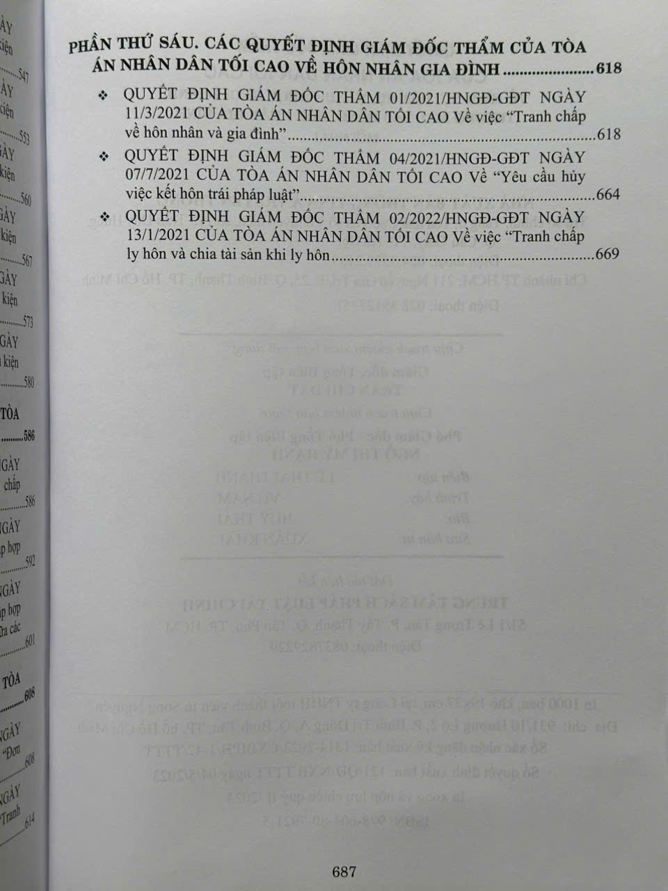 Sách Quyết Định Giám Đốc Thẩm Của Tòa Án Nhân Dân Tối Cao Về Hình Sự, Dân Sự, Hành Chính, Kinh Doanh, Thương Mại, Lao Động, Hôn Nhân Gia Đình (V2432A)