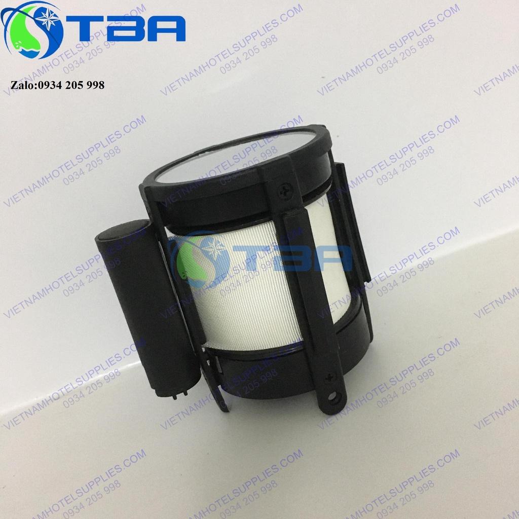 Đầu dây căng 5m màu trắng thay thế cho cột trụ chắn nhập khẩu cao cấp