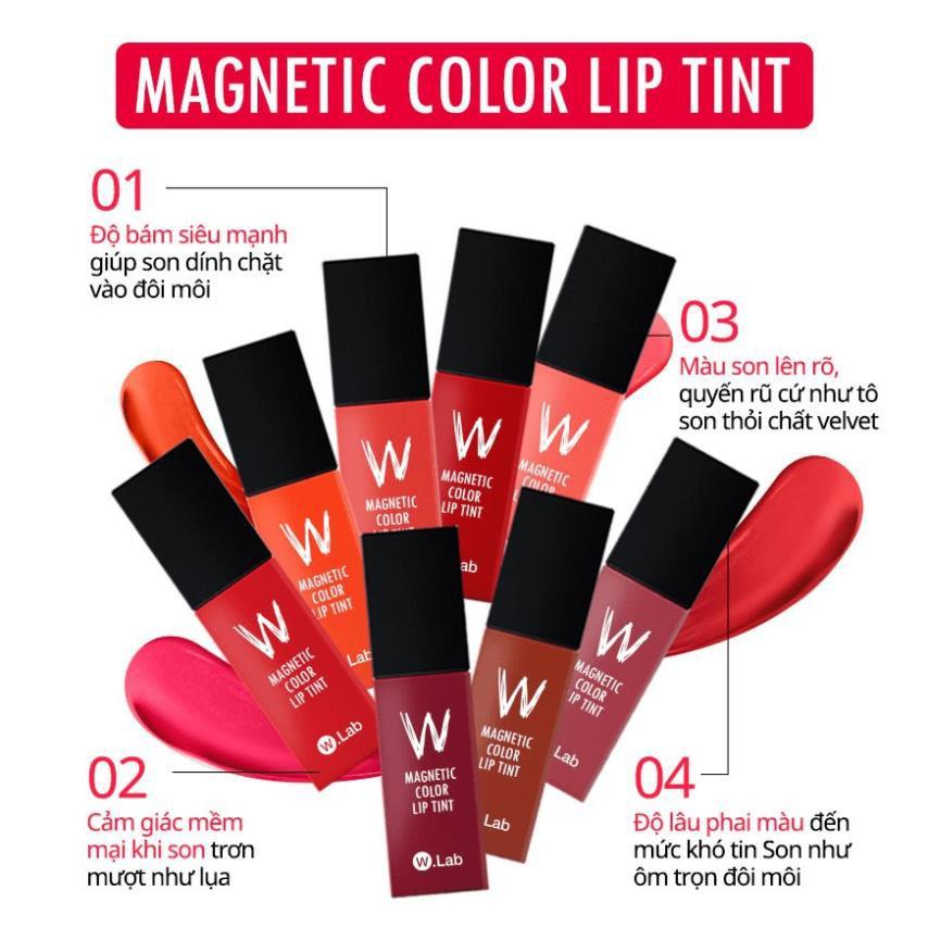 Son kem MAGNETIC COLOR LIP TINT (ĐỦ MÀU