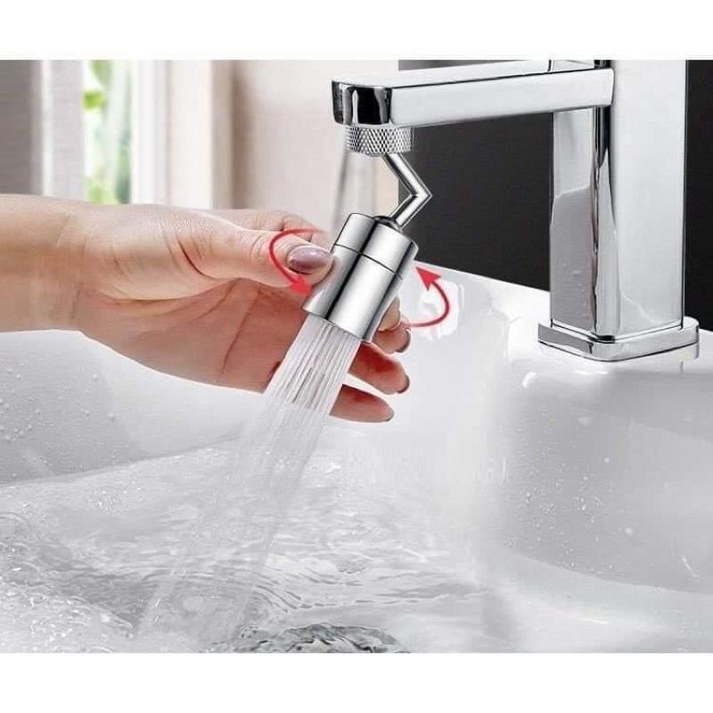 Đầu nối vòi nước tăng áp xoay 720 độ